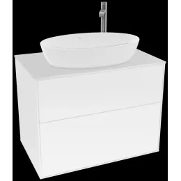 Villeroy & Boch Finion Тумба под раковину, 2 выдвижных ящика, 800 x 603 x 501 mm, Glossy White Lacquer F87100GF