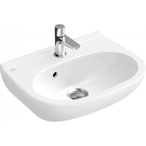 Villeroy & Boch O.novo Раковина компактная, 450 x 350 x 170 mm, Альпийский белый, с переливом 53604501