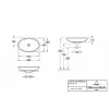 Раковина накладная Villeroy & Boch Loop & Friends 38 x 58.5 см CeramicPlus 515100R1
