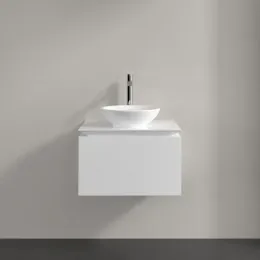 Villeroy & Boch Legato Тумба под раковину, 1 выдвижной ящик, 600 x 380 x 500 mm, Glossy White / Glossy White B56700DH