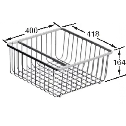 Villeroy & Boch Принадлежности Проволочная корзина, выкл Нержавеющая сталь 9K1000K1