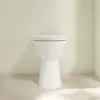 Villeroy & Boch ViCare Унитаз с открытым смывным краем с горизонтальным смывом (с полкой), напольный, Альпийский белый 4684R001