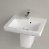 Villeroy & Boch Subway 2.0 Раковина компактная, 500 x 400 x 140 mm, Альпийский белый, с переливом 73155001