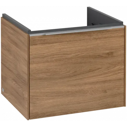 Villeroy & Boch Subway 3.0 Тумба под раковину, 1 выдвижной ящик, 523 x 429 x 448 mm, Oak Kansas C57900RH