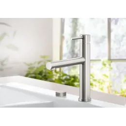 Villeroy & Boch Como Sky Однорычажный смеситель для мойки Однорычажный смеситель для мойки, выкл Нержавеющая сталь, Сплошная нержавеющая сталь 927800LC