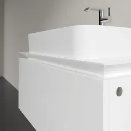Villeroy & Boch Legato Тумба под раковину, 1 выдвижной ящик, 800 x 380 x 500 mm, Glossy White / Glossy White B75300DH