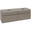 Villeroy & Boch Legato Тумба под раковину, 4 выдвижных ящика, 1600 x 550 x 500 mm, Truffle Grey / Truffle Grey B60000VG