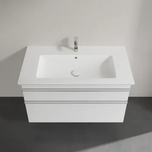 Villeroy & Boch Venticello Тумба под раковину, 2 выдвижных ящика, 953 x 590 x 502 mm, Glossy White / Glossy White A92601DH