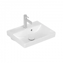 Villeroy & Boch Avento Раковина компактная, 450 x 370 x 180 mm, Альпийский белый, с переливом 73584501