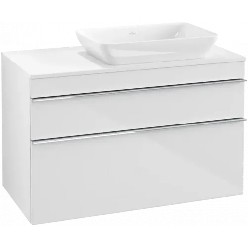 Villeroy & Boch Venticello Тумба под раковину, 2 выдвижных ящика, 957 x 606 x 502 mm, Glossy White / Glossy White A94301DH