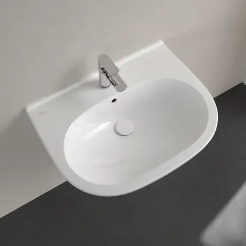 Villeroy & Boch O.novo Pаковина, 650 x 510 x 200 mm, Альпийский белый, с переливом 51606501