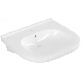 Villeroy & Boch ViCare Pаковина ViCare, 600 x 550 x 195 mm, Альпийский белый, с переливом 41196001