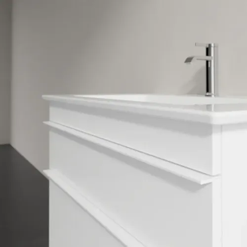 Villeroy & Boch Venticello Тумба под раковину, 2 выдвижных ящика, 753 x 590 x 502 mm, Glossy White / Glossy White A92502DH
