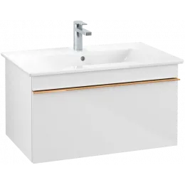 Villeroy & Boch Venticello Тумба под раковину, 1 выдвижной ящик, 753 x 420 x 502 mm, Glossy White / Glossy White A93405DH