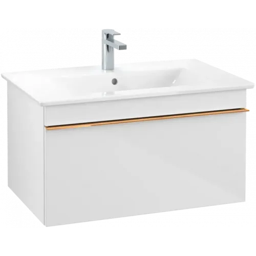 Villeroy & Boch Venticello Тумба под раковину, 1 выдвижной ящик, 753 x 420 x 502 mm, Glossy White / Glossy White A93405DH