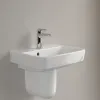 Villeroy & Boch O.novo Раковина компактная, 500 x 370 x 160 mm, Альпийский белый CeramicPlus, с переливом 434450R1