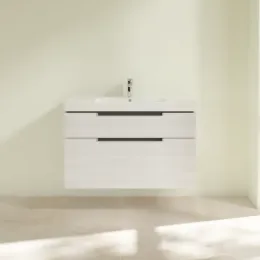 Villeroy & Boch Subway 2.0 Тумба под раковину, 2 выдвижных ящика, 987 x 590 x 449 mm, White Wood A91500E8