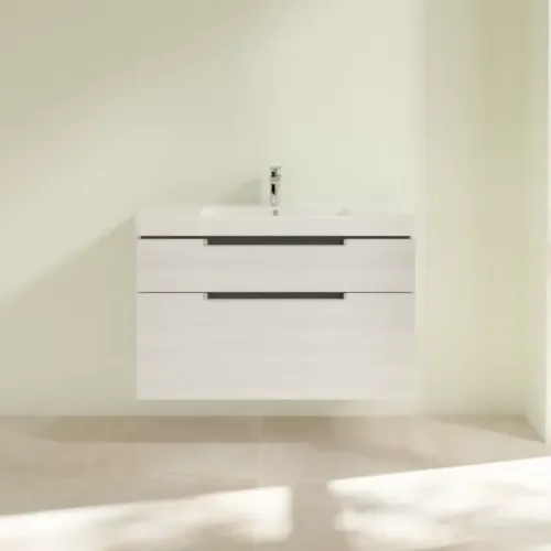 Villeroy & Boch Subway 2.0 Тумба под раковину, 2 выдвижных ящика, 987 x 590 x 449 mm, White Wood A91500E8
