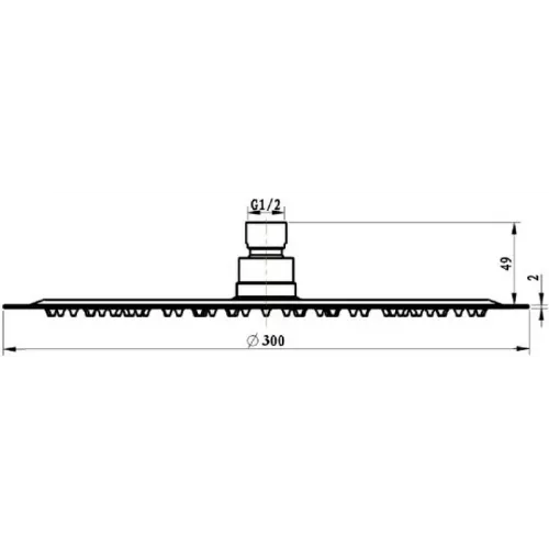 Villeroy & Boch Универсальные душевые устройства Ливневая насадка для душа TVC00040130061
