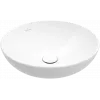 Villeroy & Boch Loop & Friends Раковина для установки на столешницу, 380 x 380 x 120 mm, Альпийский белый, с переливом 4A450001