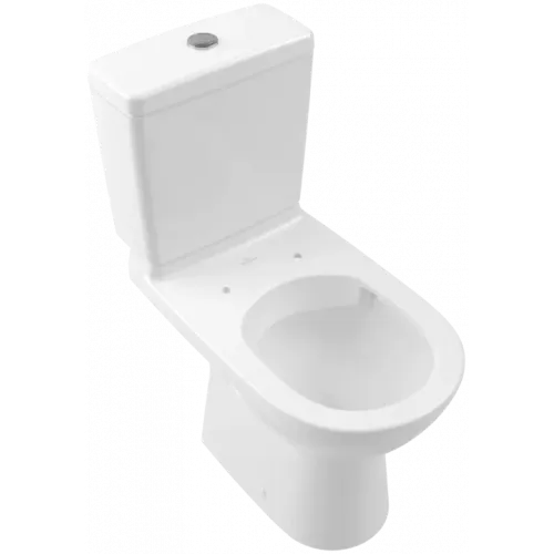 Villeroy & Boch O.novo Унитаз-компакт с открытым смывным краем, напольный, Альпийский белый 5661R001