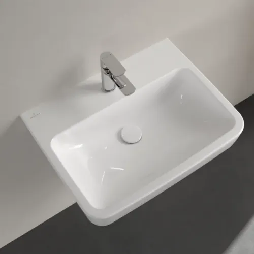 Villeroy & Boch O.novo Pаковина, 600 x 460 x 175 mm, Альпийский белый, без перелива 4A416101