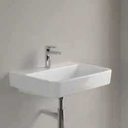 Villeroy & Boch O.novo Pаковина, 600 x 460 x 175 mm, Альпийский белый, без перелива, задняя сторона и нижняя сторона шлифованные 4A416L01
