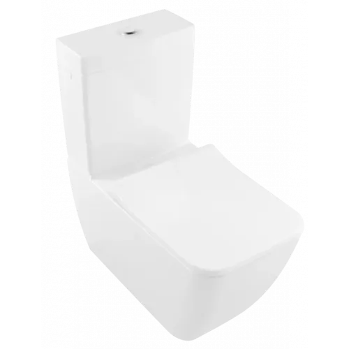 Villeroy & Boch Venticello Унитаз-компакт с открытым смывным краем, напольный, Альпийский белый 4612R001