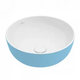 Раковина Villeroy & Boch Artis 417943BCW1 43х43 см, Frost серо-голубая
