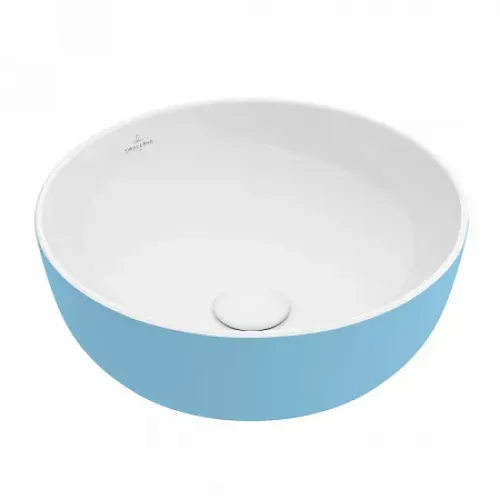 Раковина Villeroy & Boch Artis 417943BCW1 43х43 см, Frost серо-голубая