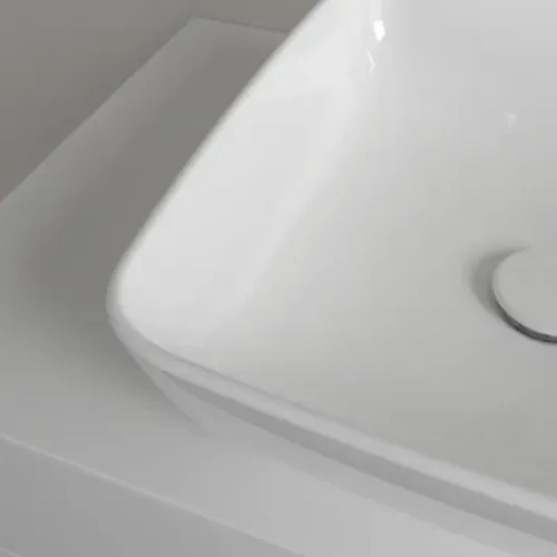 Villeroy & Boch Artis Раковина для установки на столешницу, 410 x 410 x 130 mm, Альпийский белый CeramicPlus, без перелива 417841R1