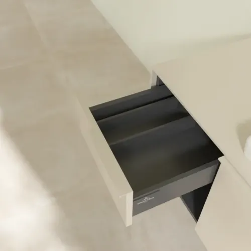 Villeroy & Boch Subway 3.0 Тумба под раковину, 2 выдвижных ящика, 1001 x 423 x 516 mm, Cashmere Grey / Cashmere Grey C57102VN