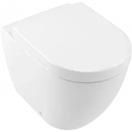 Villeroy & Boch Subway 2.0 Унитаз с открытым смывным краем, напольный, Альпийский белый CeramicPlus 5602R0R1