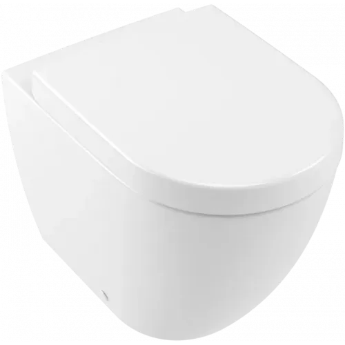 Villeroy & Boch Subway 2.0 Унитаз с открытым смывным краем, напольный, Альпийский белый CeramicPlus 5602R0R1