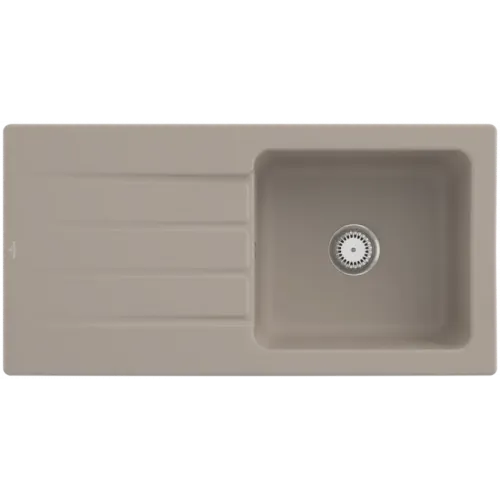 Villeroy & Boch Architectura 60 Мойка, включая Комплект слива с ручным управлением, выкл Керамика, 1000 x 510 mm, Almond CeramicPlus 336001AM