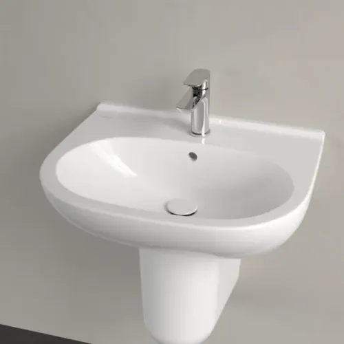 Villeroy & Boch O.novo Pаковина, 600 x 490 x 200 mm, Альпийский белый, с переливом 51606001