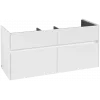 Villeroy & Boch Collaro Тумба под раковину, 4 выдвижных ящика, 1154 x 546 x 444 mm, Glossy White C01200DH
