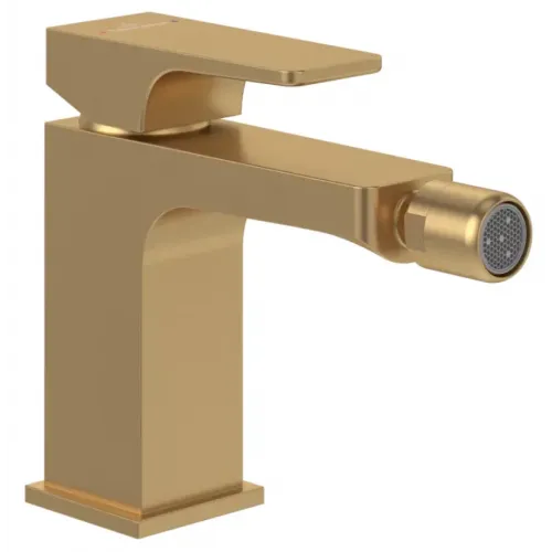 Смеситель Villeroy & Boch Architectura Square TVB12500100076 для биде, золото сатинированное TVB12500100076
