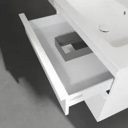 Villeroy & Boch Venticello Тумба под раковину, 2 выдвижных ящика, 753 x 590 x 502 mm, Glossy White / Glossy White A92502DH