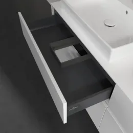 Villeroy & Boch Collaro Тумба под раковину, 4 выдвижных ящика, 1600 x 548 x 500 mm, Glossy White / Glossy White C02400DH