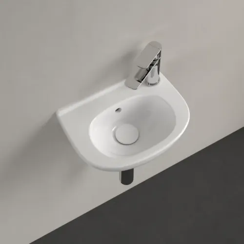 Villeroy & Boch O.novo Раковина компактная, 360 x 270 x 160 mm, Альпийский белый, с переливом 53603801