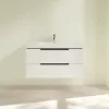 Villeroy & Boch Subway 2.0 Тумба под раковину, 2 выдвижных ящика, 987 x 520 x 449 mm, Glossy White A69700DH