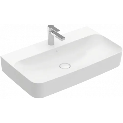 Villeroy & Boch Finion Pаковина, 800 x 470 x 165 mm, Альпийский белый CeramicPlus, без перелива 416881R1