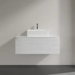 Villeroy & Boch Legato Тумба под раковину, 1 выдвижной ящик, 1000 x 380 x 500 mm, White Wood / White Wood B60300E8