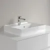Villeroy & Boch Collaro Раковина компактная, 500 x 400 x 150 mm, Альпийский белый, с переливом, шлифованный 43345G01