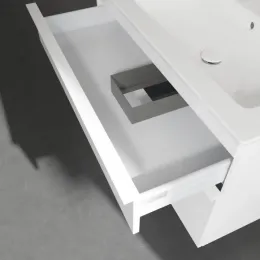 Villeroy & Boch Venticello Тумба под раковину, 2 выдвижных ящика, 953 x 590 x 502 mm, Glossy White / Glossy White A92802DH