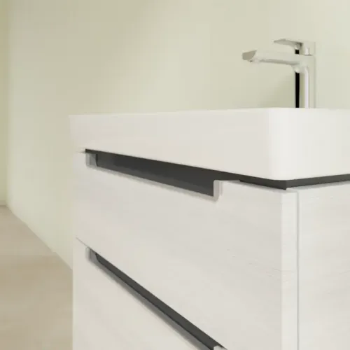 Villeroy & Boch Subway 2.0 Тумба под раковину, 2 выдвижных ящика, 637 x 590 x 454 mm, White Wood A91000E8