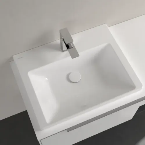 Villeroy & Boch Subway 3.0 Pаковина, 600 x 470 x 165 mm, Альпийский белый, без перелива, шлифованный 4A706L01