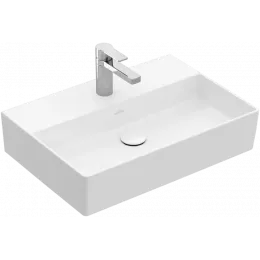 Villeroy & Boch Memento 2.0 Pаковина, 600 x 420 x 135 mm, Альпийский белый, без перелива, шлифованный 4A226L01