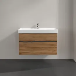 Villeroy & Boch Collaro Тумба под раковину, 2 выдвижных ящика, 954 x 546 x 444 mm, Oak Kansas C01100RH